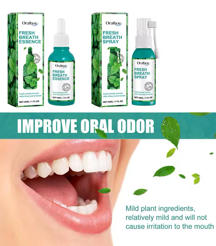 💧 GOTAS PARA EL MAL ALIENTO Y BOCA SECA 😮‍💨💦 – SABOR MENTA 🌿🍃